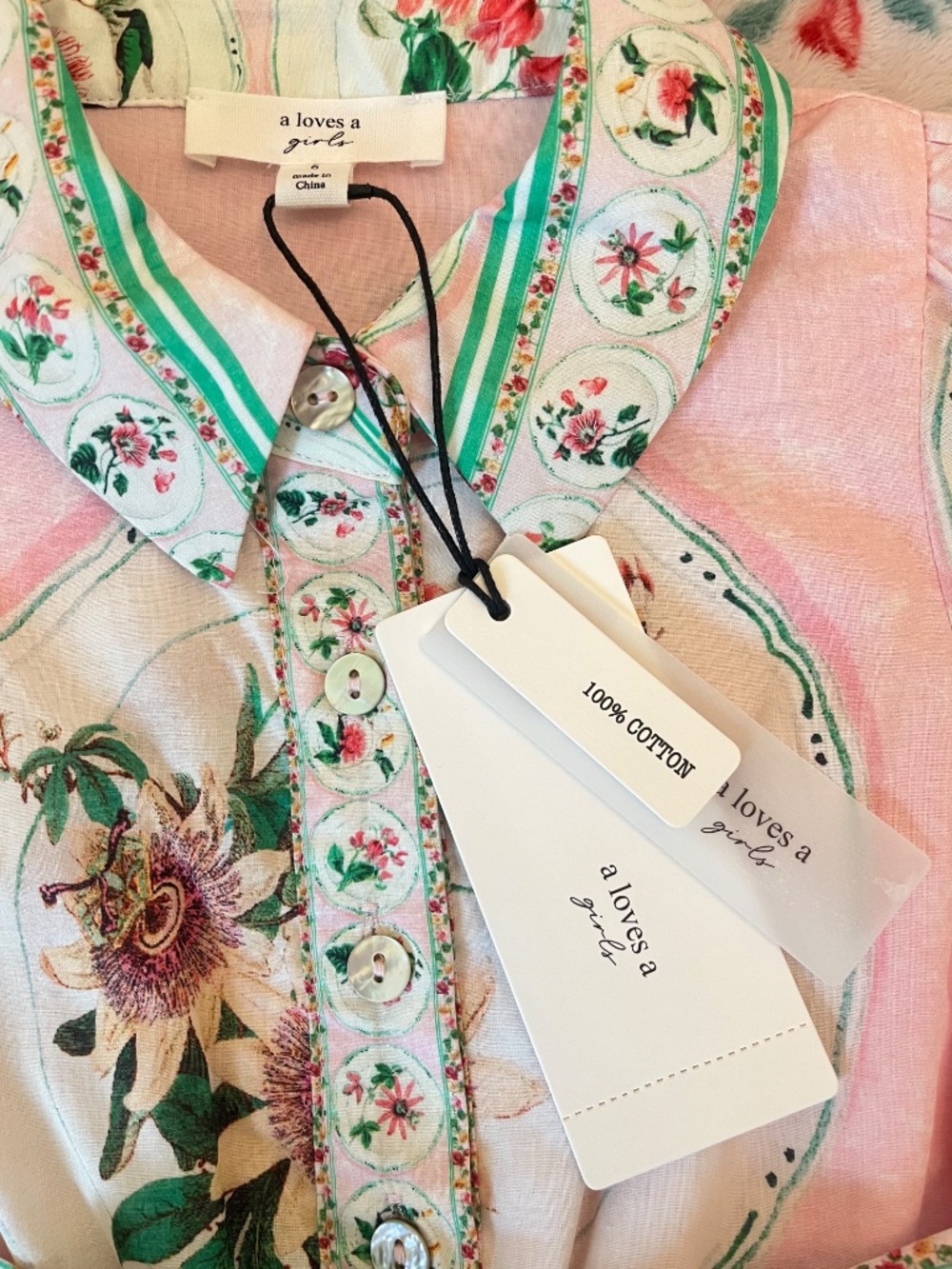 A LOVES A "Maxi Dress in Florals" NWT - Picture 7 of 8